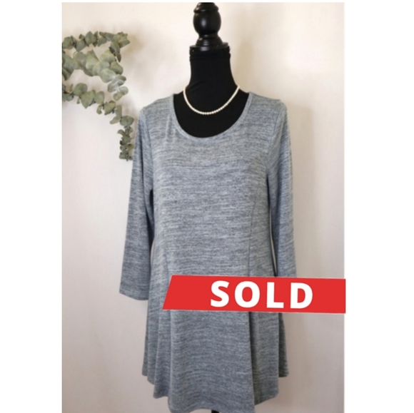 Cupio Tops - Cupio Gray Tunic